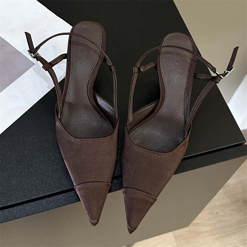 Women Shoes Zara - Eilyken Hohe Qualität Satin Schnalle Frauen
