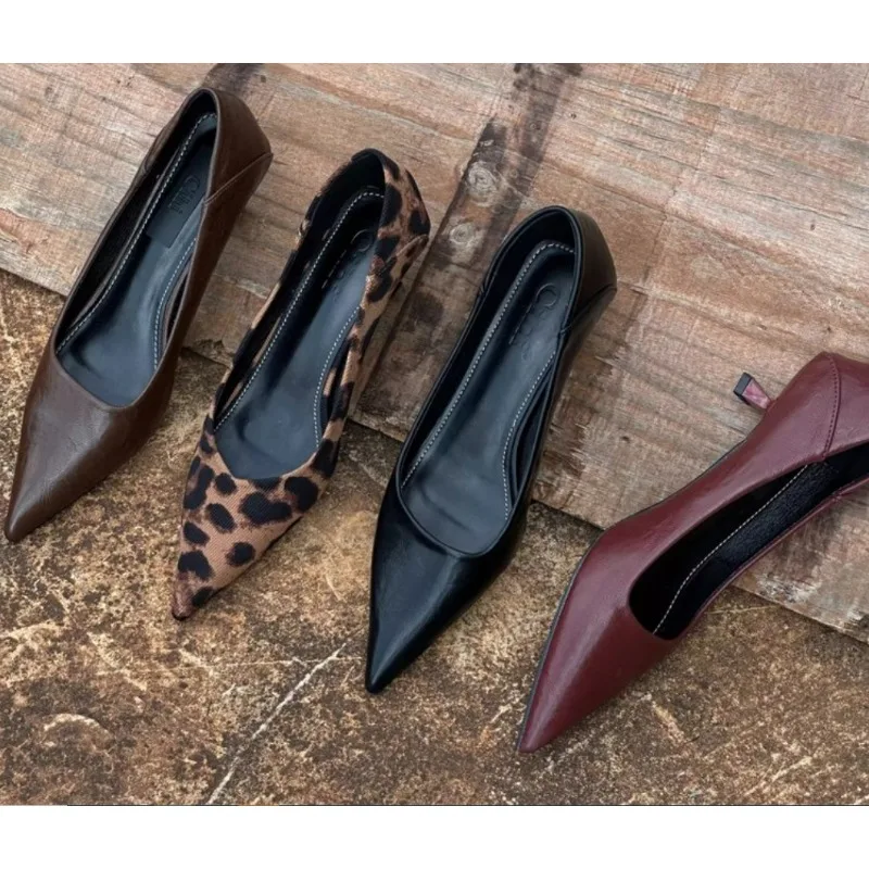 Women Shoes Heels - 2024 Damen Sexy High Heels Burgund