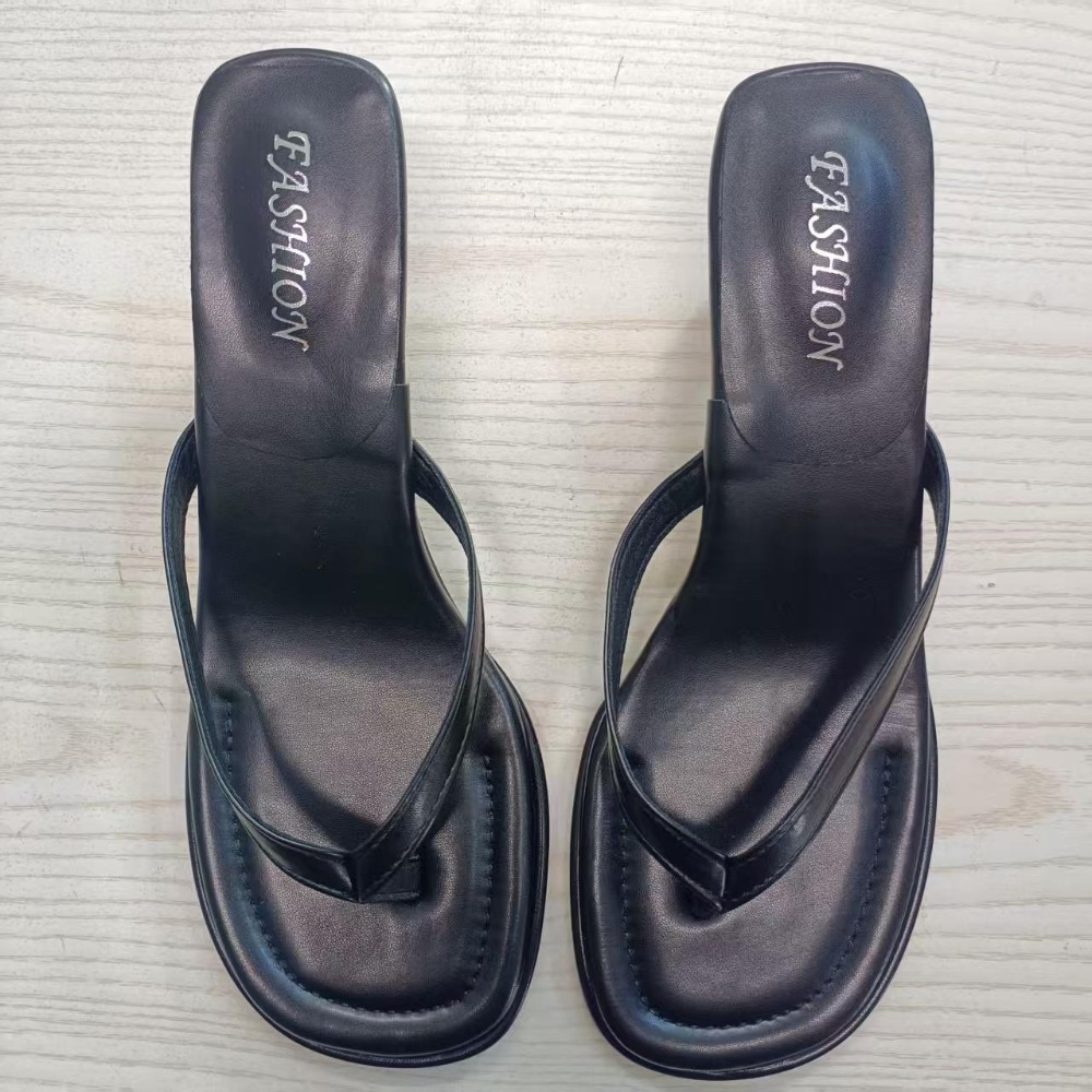 Women Shoes Zara - Flip-Flops Frauen Sommer Außerhalb Neue Quadratischen
