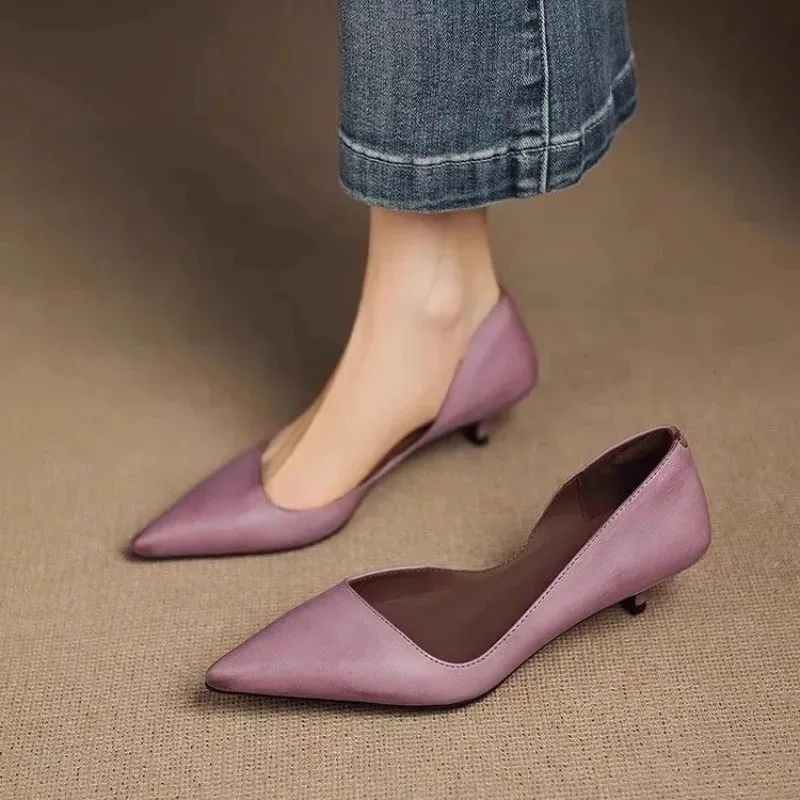 Women Shoes Heels - Damen-Stiletto-Absätze mit spitzem Zehenbereich, modisch, vielseitig,