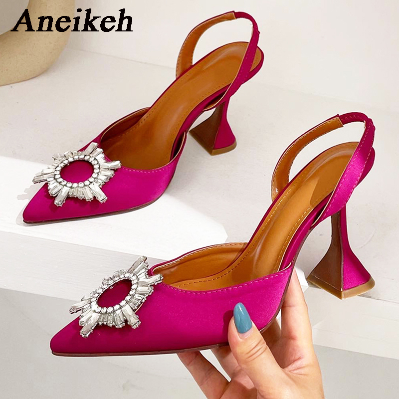 Women Shoes Zara - Aneikeh Marke Frauen Seide High Heels