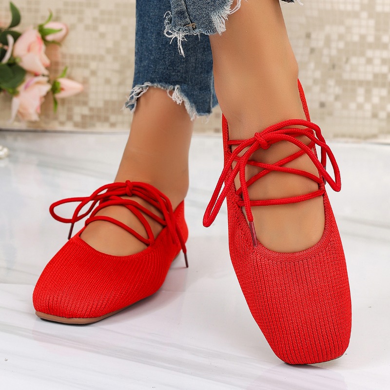 Women Shoes Heels - Französische flache Mary Jane Schuhe 2026
