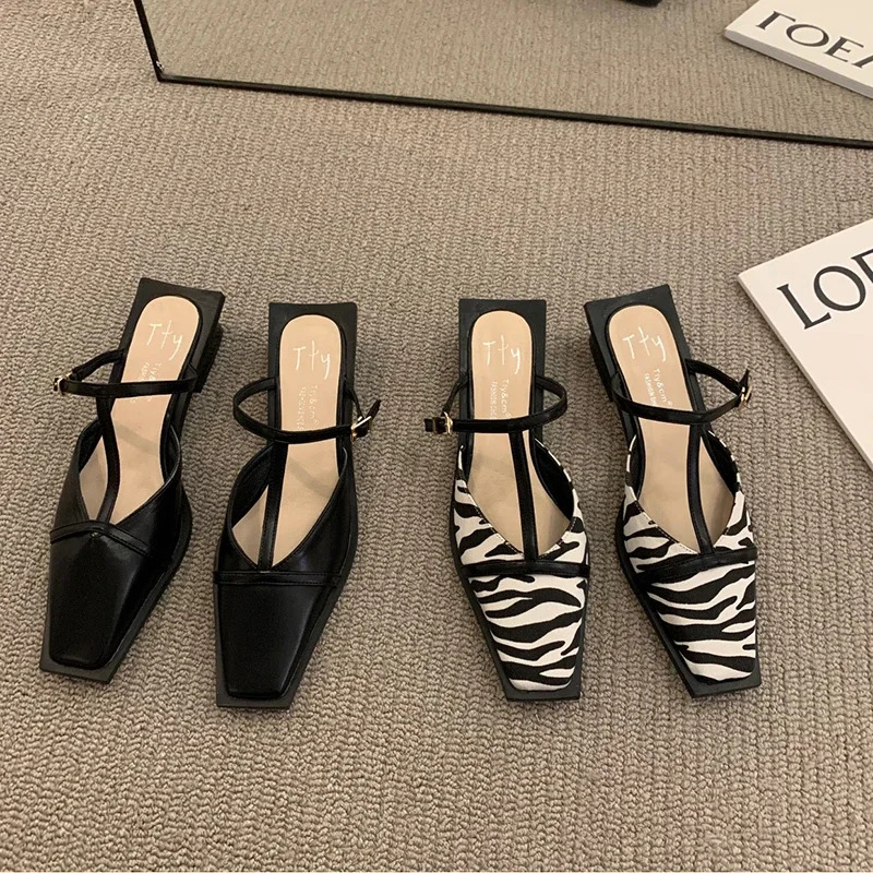 Women Shoes Zara - 2024 sommer Frauen Maultiere Slipper Mode