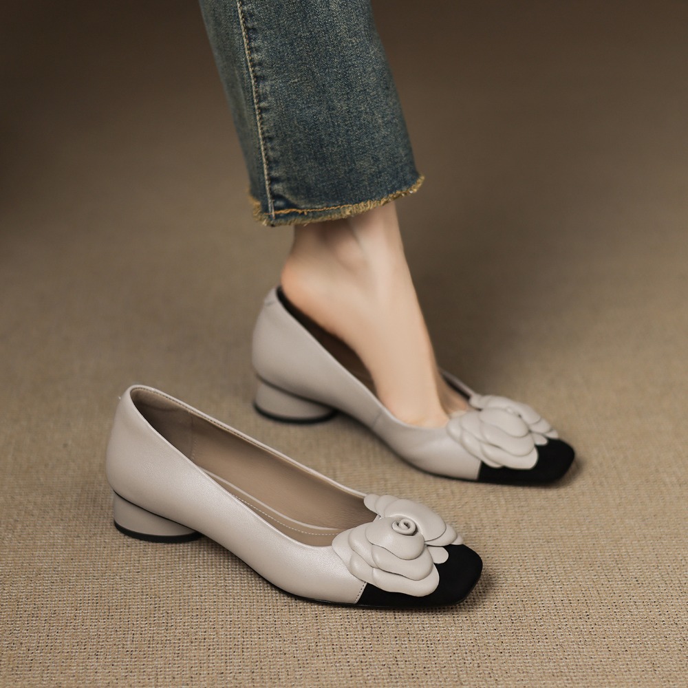 Mode Blume Einzelnen Schuhe He – Women Shoes Heels Bewertung und Preis