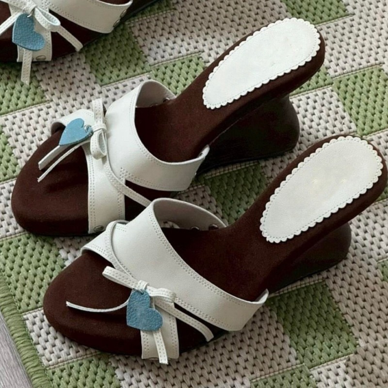 Damen-Sandalen mit Herz-Schlei – Women Shoes Us To Eu Bewertung und Preis