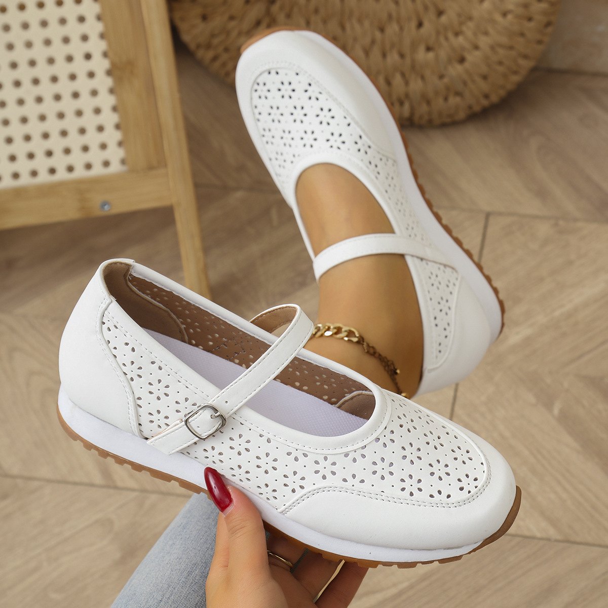 Perforierte Damen-Sneaker, Som – Women Shoes Us To Eu Bewertung und Preis