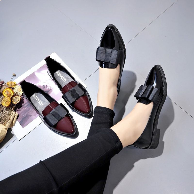 Schwarze/Weinrote Lackleder-Sp – Women Shoes Heels Bewertung und Preis
