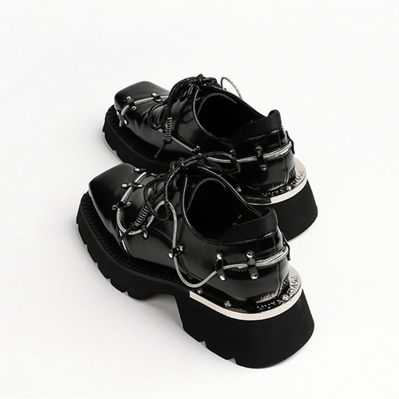 Luxus Metall Kette Dekoration  – Women'S Shoes Loafers Black Bewertung und Preis