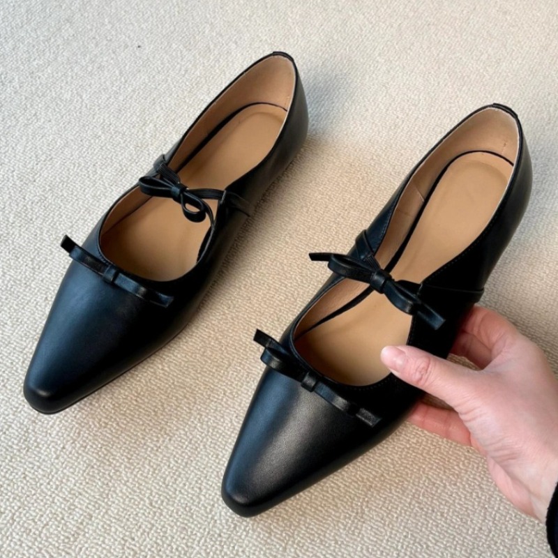 Schwarze flache Loafer mit Sch – Women'S Shoes Loafers Black Bewertung und Preis