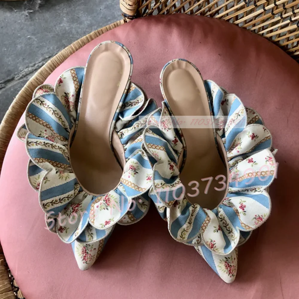 Weiße Blume Satin spitzen Zehe – Women Shoes Zara Bewertung und Preis