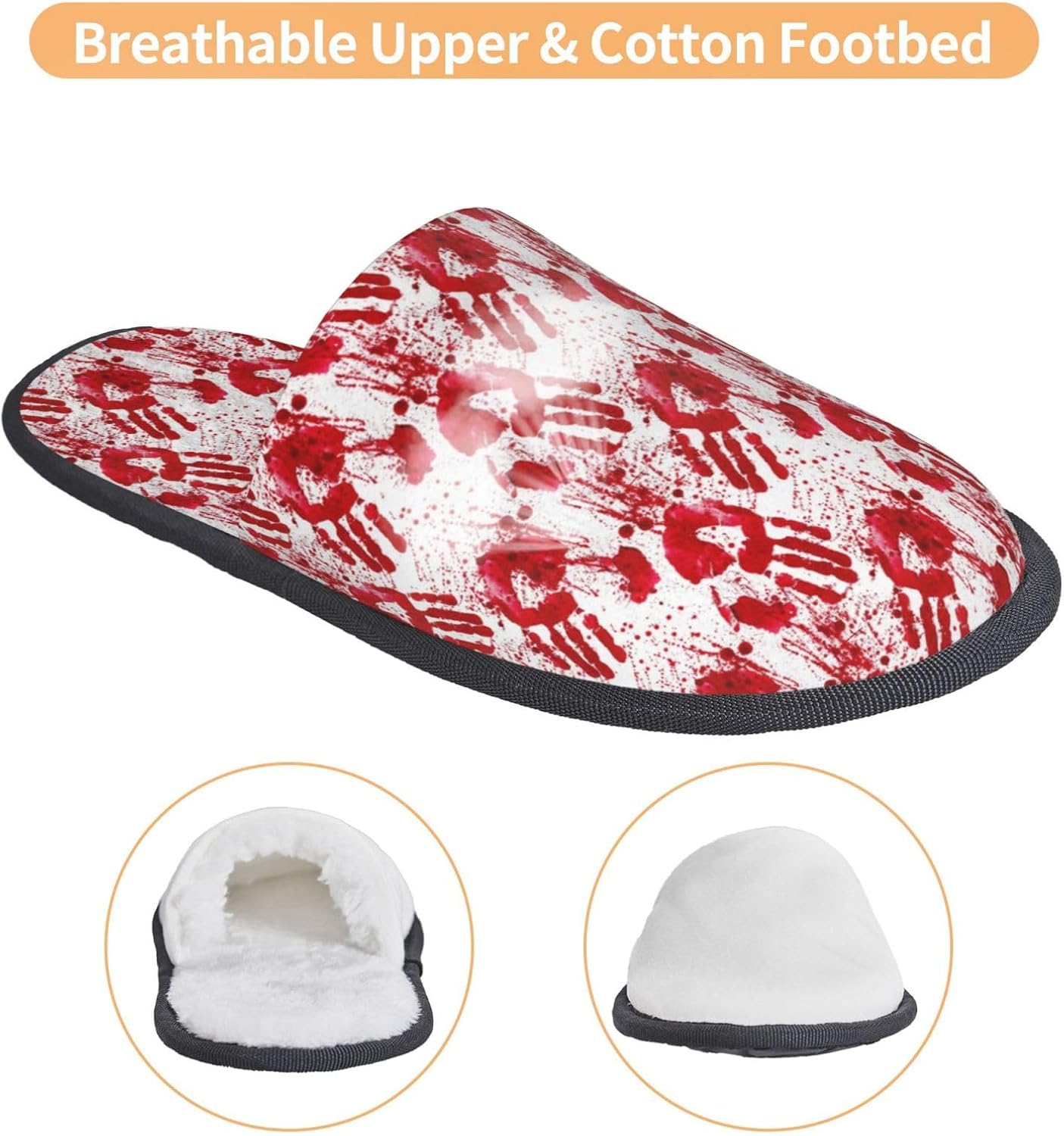 Bloody Hand Print Frauen Hauss – Women'S Shoes Hands Free Bewertung und Preis