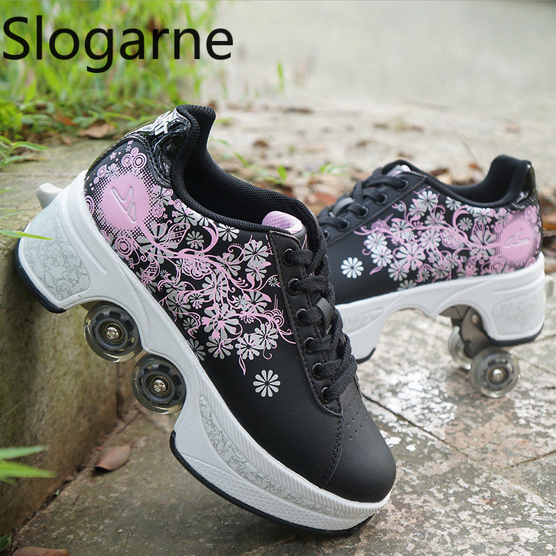 Frauen 4-Räder Verformung Roll – Women Shoes Waterproof Bewertung und Preis
