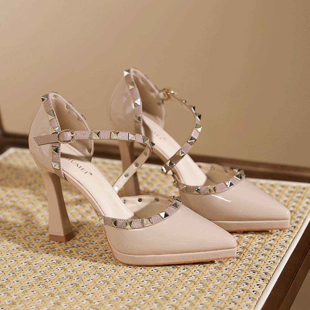 Nieten-Sandalen mit Absatz für – Women Shoes Waterproof Bewertung und Preis