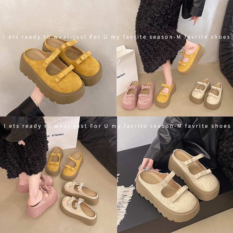 Samt-High-Cut-Flip-Flop-Slippe – Women'S Shoes Hands Free Bewertung und Preis
