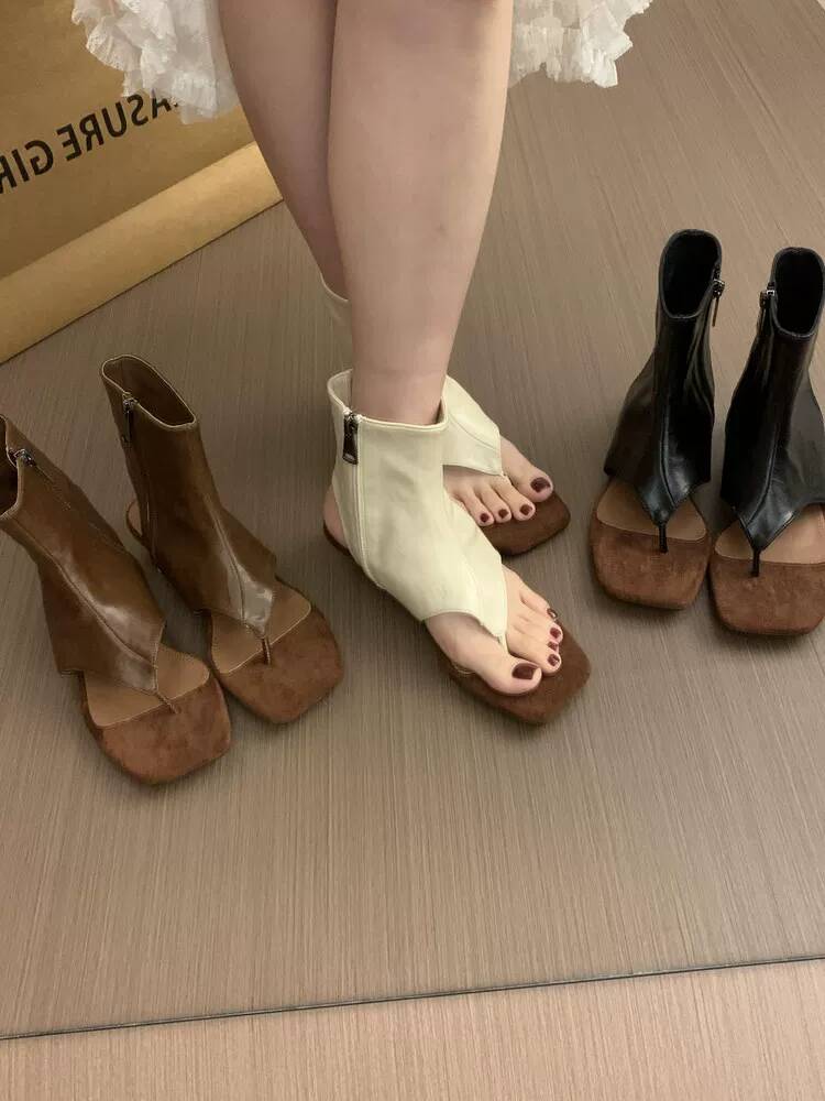 2026 Französische Retro Braune – Women Shoes Boots Bewertung und Preis