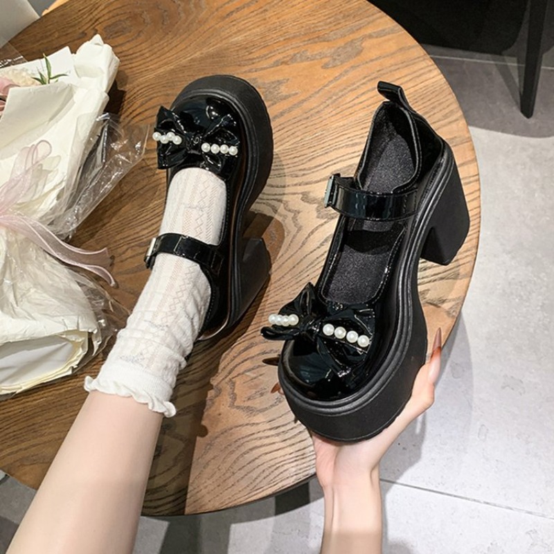 2026 Lolita Schuhe Schwarz Sup – Women Shoes Heels Bewertung und Preis