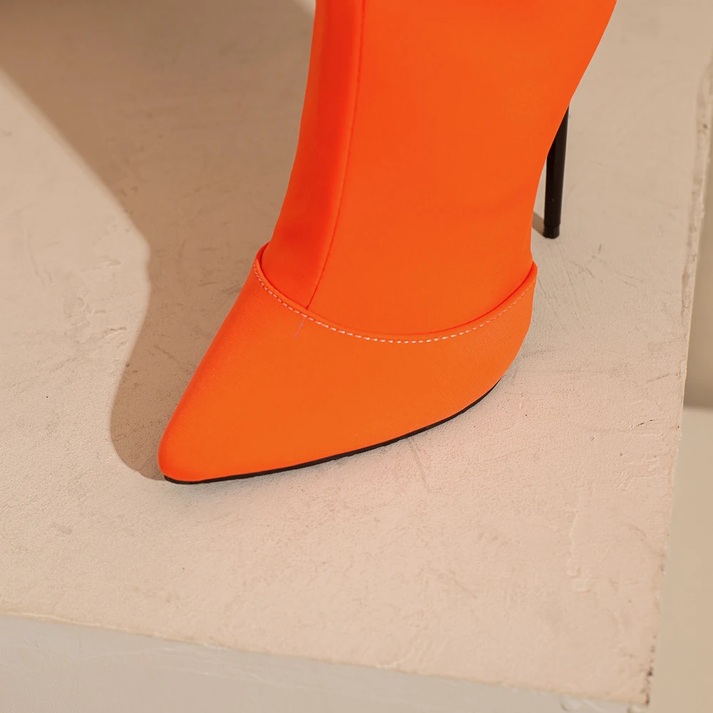 Neue Winter Glamour Orange Gel – Women'S Shoes Big Feet Bewertung und Preis