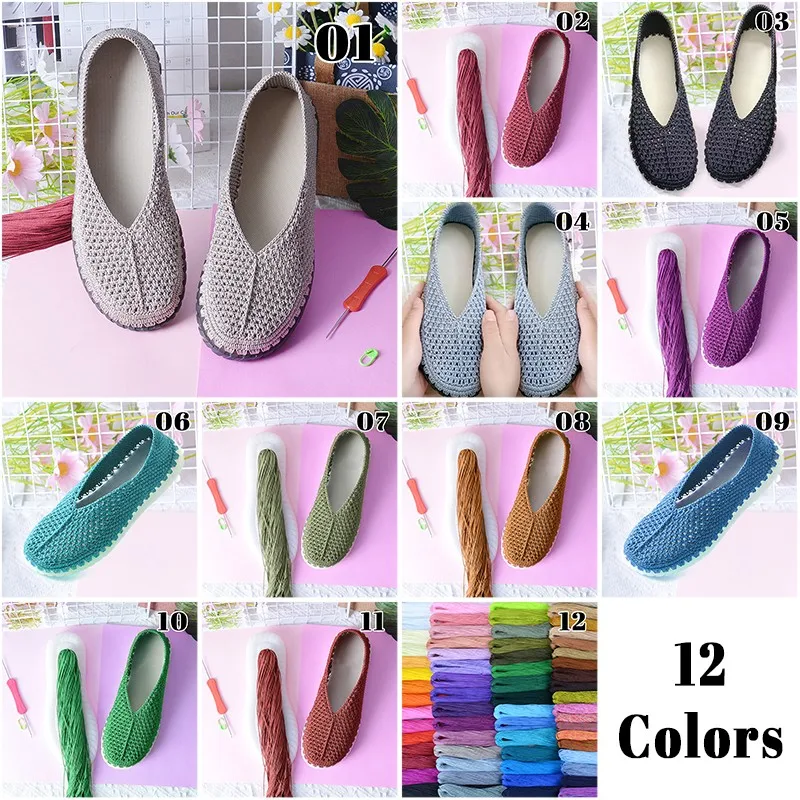 Handgewebte DIY-Schuhe, gehäke – Women'S Shoes Hands Free Bewertung und Preis