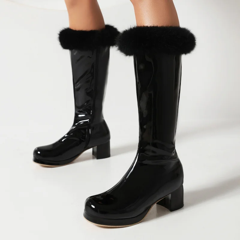 2025 Süße Stil Kaninchen Fell  – Women Shoes Kinds Bewertung und Preis