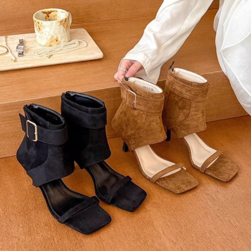 Retro Sommer Neue Quadratische – Women Shoes Boots Bewertung und Preis