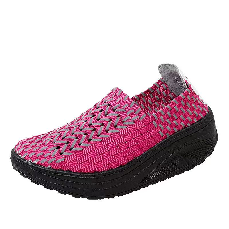Frau handgewebte Keile Freizei – Women'S Shoes Hands Free Bewertung und Preis