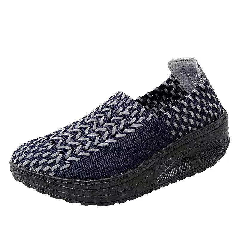 Frau handgewebte Keile Freizei – Women'S Shoes Hands Free Bewertung und Preis